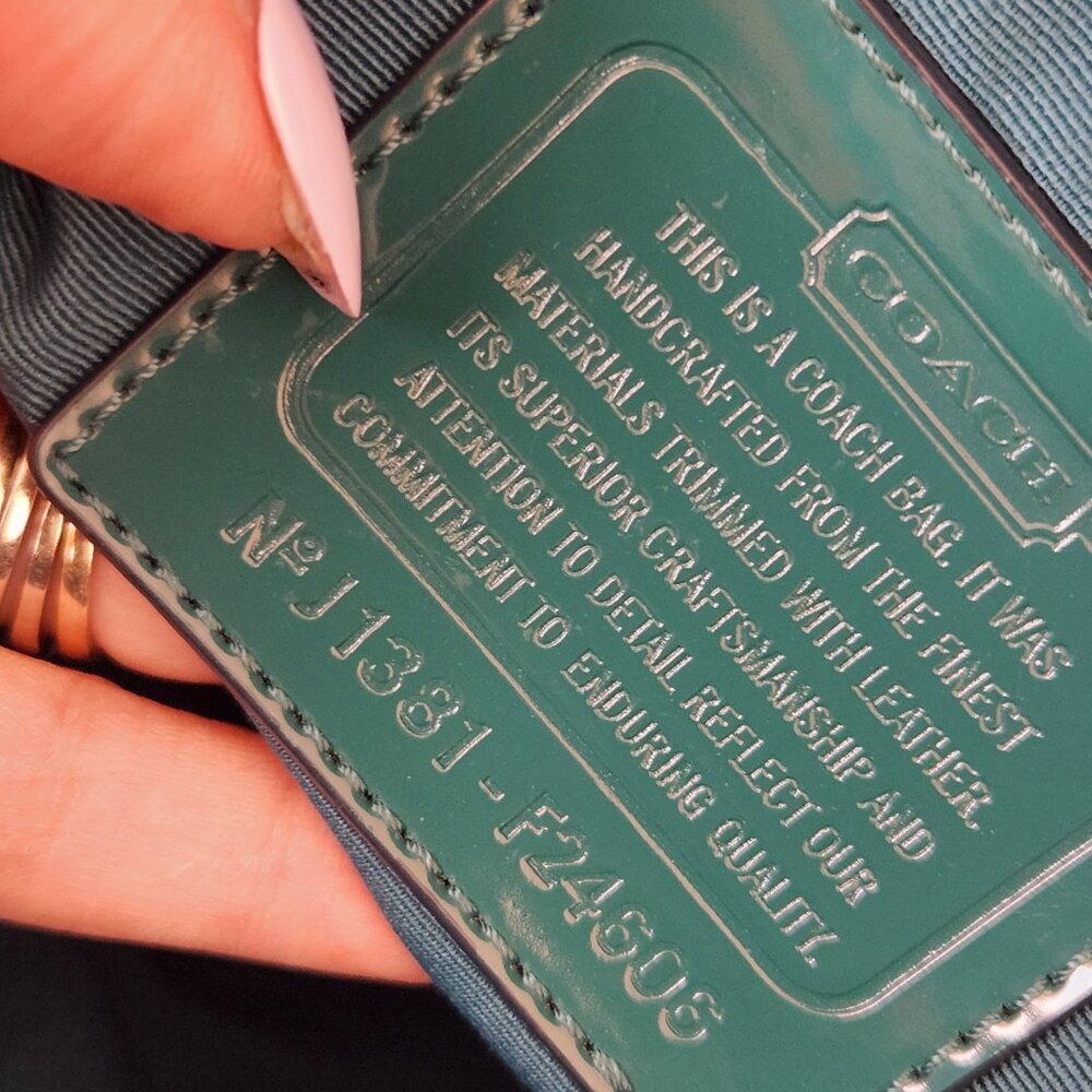 Coach Peyton Signature Cora Domed Shoulder Bag Satchel - Picture 15 of 15